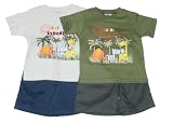 Infant Boys' Short Set with Safari Screenprint