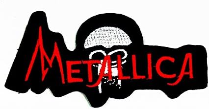 Metallica Iron on Patch Fabric Applique Motif Rock Band Punk Metal Decal By Pbear Shop