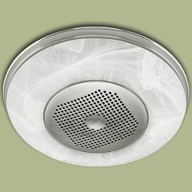 Hunter Millennium Bathroom Fan with Light and Nightlight, Brushed Nickel #90067 by Hunter