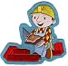 Bob the Builder Cartoon Patch - 4.5 Bob the Bricklayer