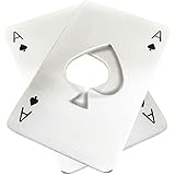 Credit Card Size Casino Bottle Opener - 2 Pcs