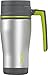 Thermos Element5 16 Ounce Vacuum Insulated Stainless Steel Travel Mug, Charcoal/Lime