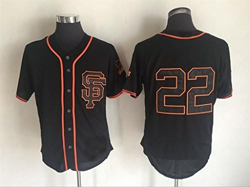 San Francisco Giants Men's #22 Will Clark Baseball Alternate Jersey Black L