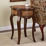 Masterpiece Oval Scalloped End Table By Powell Furniture