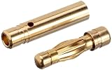 Jamara 95618 - Goldkontakt 4 mm zweiteilig  20 Paar