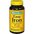 Easy Iron ( Iron Glycinate) 28 Mg, 90 Tablets, By Good'N Natural