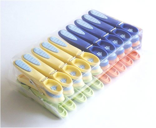 Pack of 20 Extra Strong Non-Slip Clothes Pegs