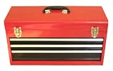 Excel TB133A-Red 21-Inch Portable Steel Tool Box, Red