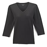 Misses Liz Wear 3/4 Sleeve Solid T-shirt