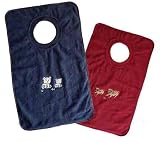 Abstract Kids Pullover Cotton Terry Kids Bib (Navy)