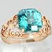 An Estate 14K Yellow Gold 4.7 Carat Diffused Topaz Ring