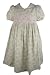 Laura Ashley Toddler Girls Fall/Winter Green Floral Smocked Corduroy Dress-3 Toddler