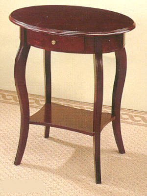 Round Cherry Accent Table - Coaster 3039 Round Cherry Accent Table - Coaster 3039