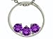 0.85 cttw Circle Of Love Genuine Amethyst Pendant title=