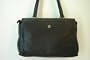 Etienne Aigner Leather Handbag/Purse ~ Black In Color