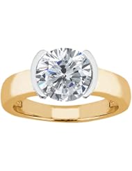 1.50 Ct Round H/I I1 Diamond 14K Yellow Gold Ring
