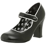 TUK Womens Piped Mary Jane Pump