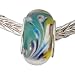 A single colourful swirling pastel pattern Murano glass charm. Silver plated with 925 sterling silver. Full 5mm opening for larger bracelets Only £2.50 postage no matter how many items you include in a parcel