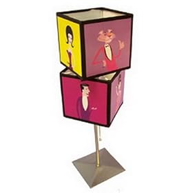 New Officially Licensed Pink Panther Shag Character Spinning Lamp