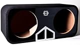 Bassworx RP212G 12-Inch Ported Subwoofer Enclosure Gloss Baffle (Dual, Black)