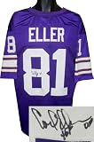 Carl Eller signed Minnesota Vikings Purple Prostyle Jersey HOF 04- JSA Hologram