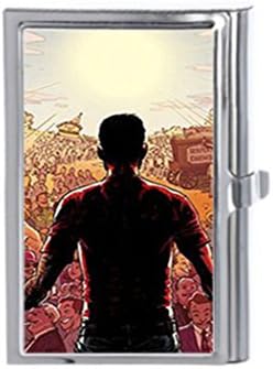 day to remember common courtesy Custom Design Business Name Card Holder Stainless Steel Case