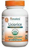 Himalaya Organic Licorice 60 Caplets for Gastric Support 600mg