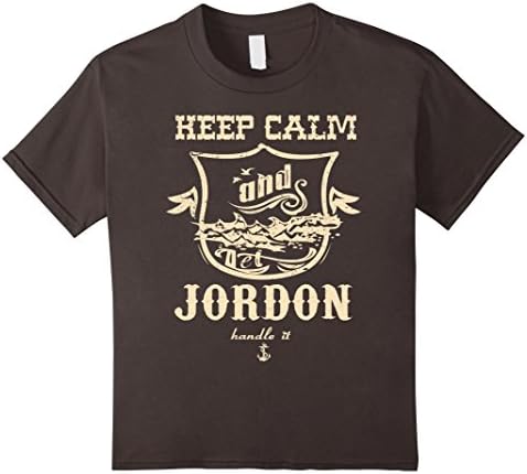 shirt for name Jordon  - Kids 12 - Asphalt