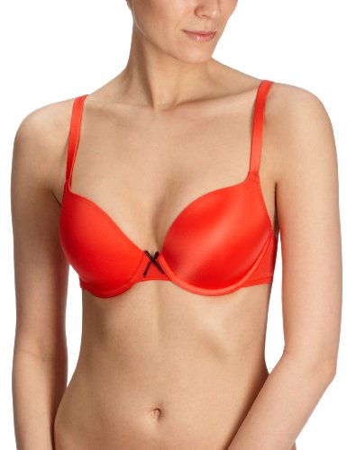 un:usual Damen BH (Mit B&uuml;gel) 706101, Gr. 90D, Rot (chilli 122) Preisvergleich