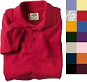 Dickies Kid's Short Sleeve Pique Polo Shirt, Size 10-12 Medium, Orange
