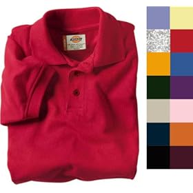 Dickies Kid's Short Sleeve Pique Polo Shirt