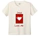 JESUS LOVES ME RED - BigBoyMusic Youth Designs - White T-shirt