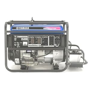 Yamaha YG6600DE 6,600 Watt 357cc OHV 4-Stroke Gas Powered Portable Generator With Electric Start (CARB Compliant)