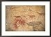 Ancient Paintings in Cave of the Hands, Santa Cruz Province, Patagonia, Argentina Framed Photographic Poster Print by Lin Alder, 29x21 Image