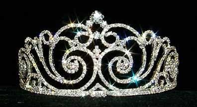 #12736 - Diamond Top Swirl Tiara
