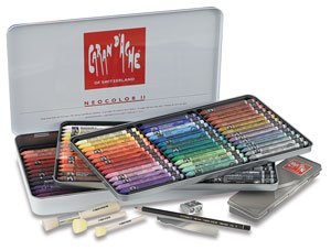 Caran dAche Neocolor II Artists Crayons - Gift Set of 126