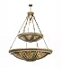 45W Fleur-De-Lis 2 Tier Inverted Pendant