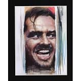 Jack Nicholson (The Shining) Art Print Poster - 11x17