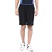 Aurro Sports Black/Royal Stretch Shorts (Size:- M) RS.349.00