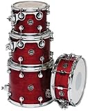 DW Performance Series Tom/Snare Pack (Dark Cherry Stain 4-piece)