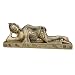 Reclining Buddha Religious Statue Collectible Figurines in Brass