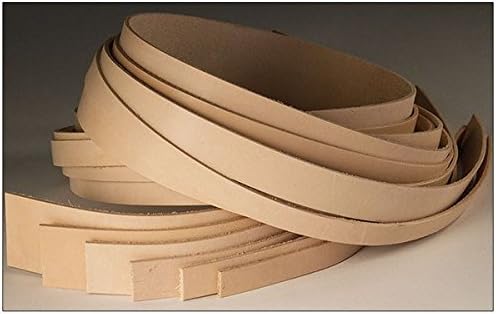 Vegetable Tan Leather Strip 3/4 X 12" 4 - 5 Oz.