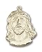 Gold Filled ECCE Homo Pendant with Gold Filled Lite Curb Chain 18 inch