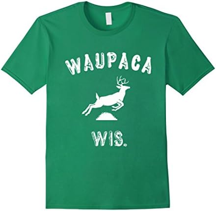 Men's WAUPACA WIS - Dustin T-shirt Medium Kelly Green