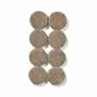 1" Diameter Heavy Duty Felt Pads - 144 Pcs (8 Pcs/Pad)
