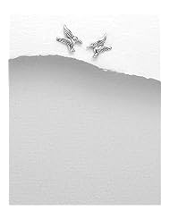 Bird Earrings In 92.5 Sterling Silver