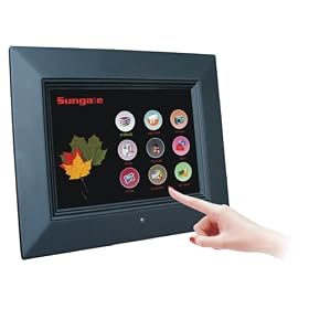 41mEepG8ONL. SL500 AA280  Sungale ID800WT Cyberus 8 Inch WiFi Touch Digital Photo Frame   $170 Shipped