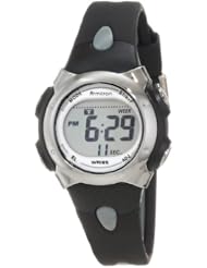 Armitron Unisex 45/7025GRY Grey Accented Black Resin Strap Chronograph Watch