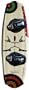 Kwik Tek Airhead Horns Up Wakeboard with Vise Binding (134cm)