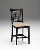 Hillsdale Bayberry Non Swivel Counter Stool--Dark Cherry (Set of 2)